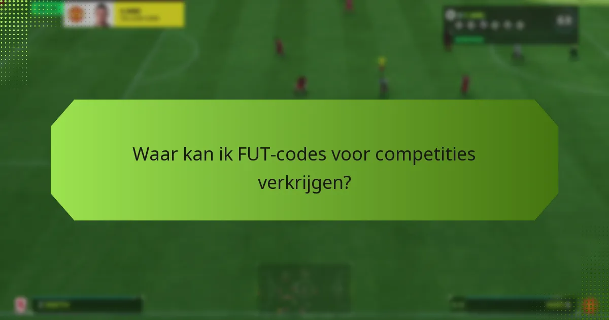 Welke beloningen kan ik verwachten van FUT-code competities?