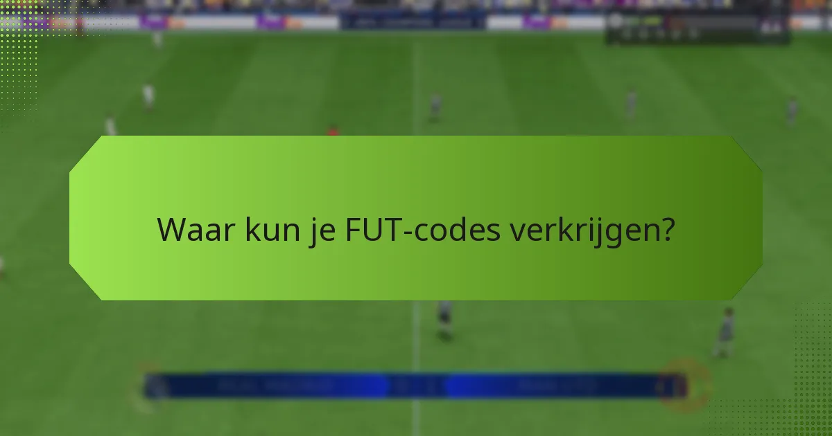 Wat zijn de voordelen van het gebruik van FUT-codes?