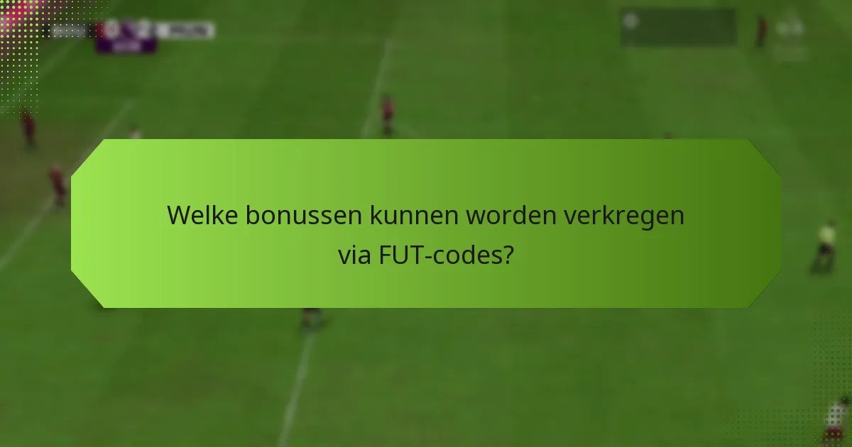 Waar vind je de nieuwste FUT-codes?